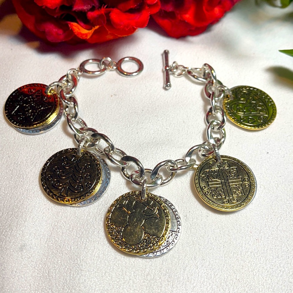 Brighton bracelet holiday Tree snowman ornament